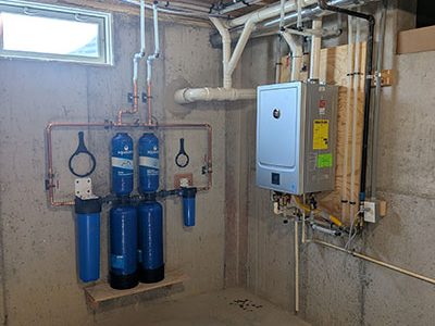 Residential Tankless Water Heater System